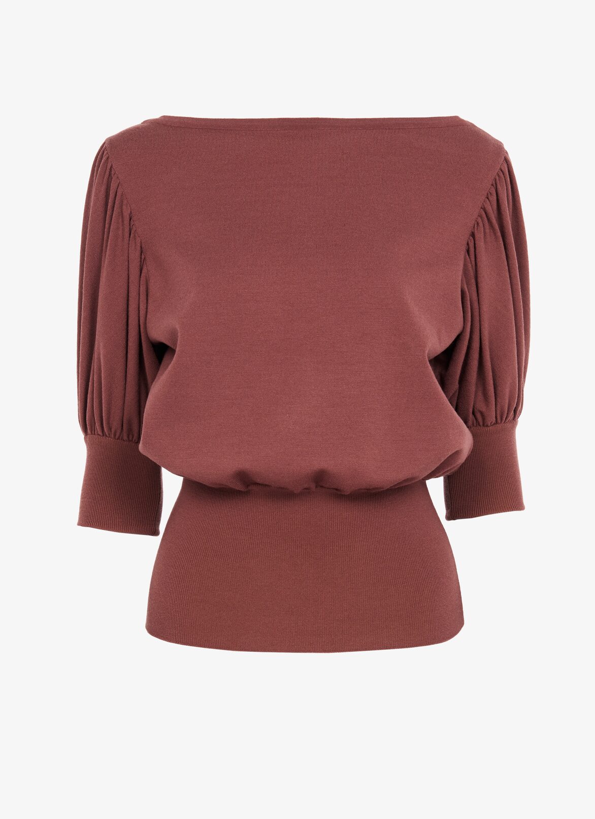 Cardigan ALAÏA CHESTNUT CARDIGAN